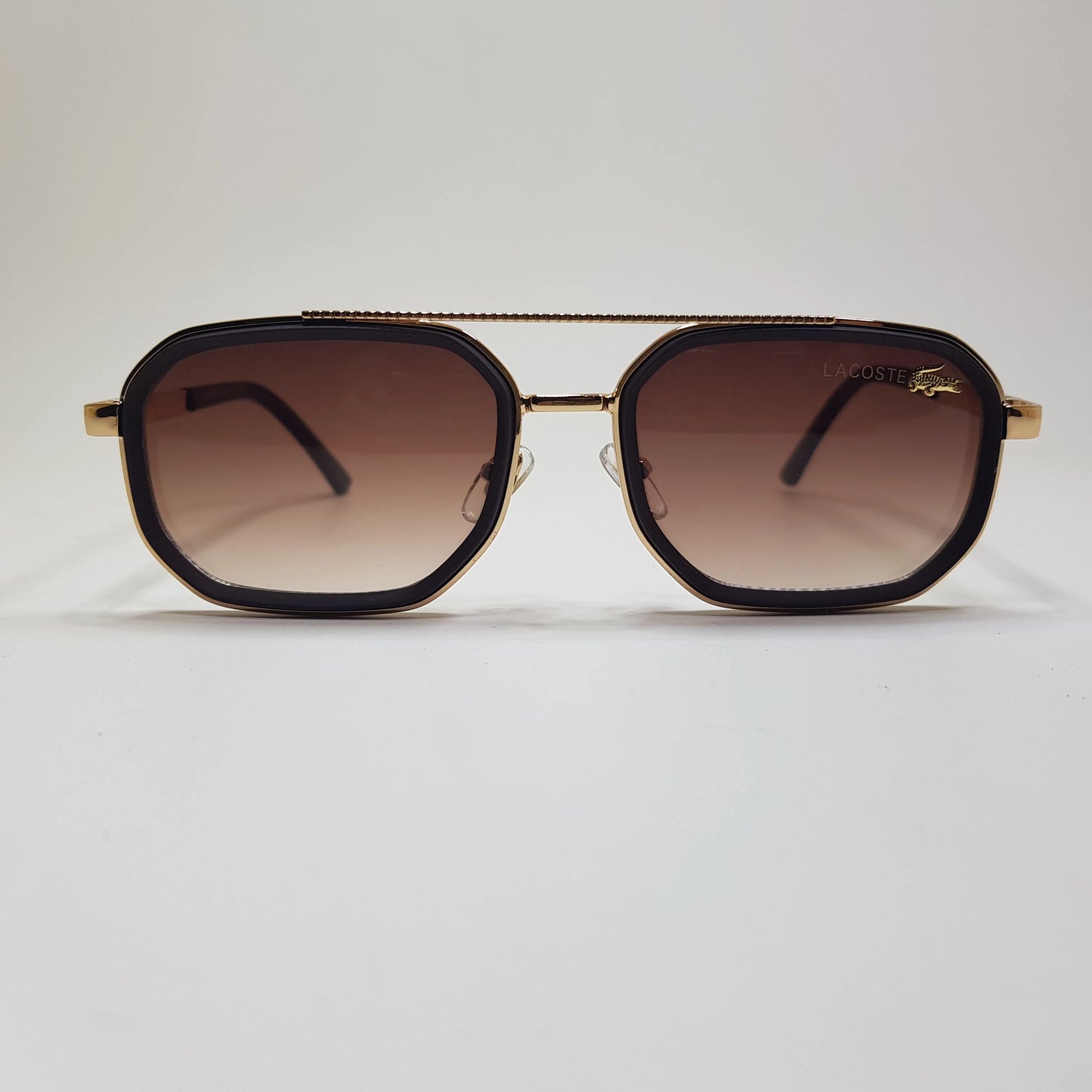 Lacoste 9005 High Quality Sunglasses New Shape Unisex Fashion Glasses With All Name & Logo Embosed