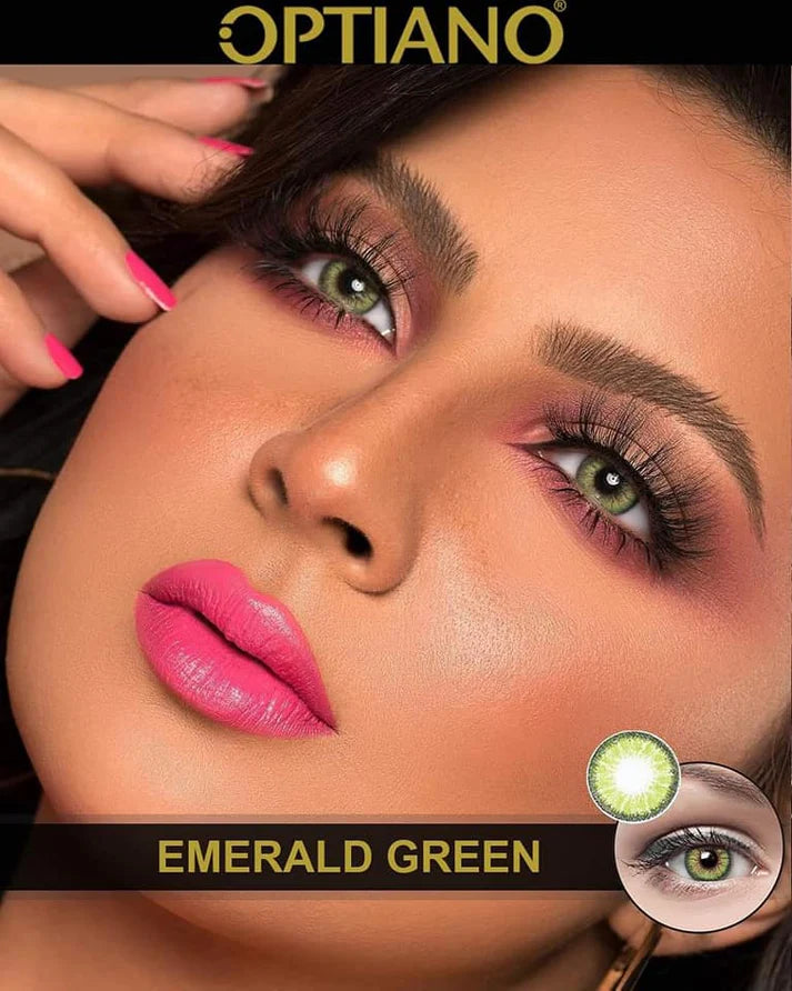 Optiano Colour Contact Lenses Emerald Green