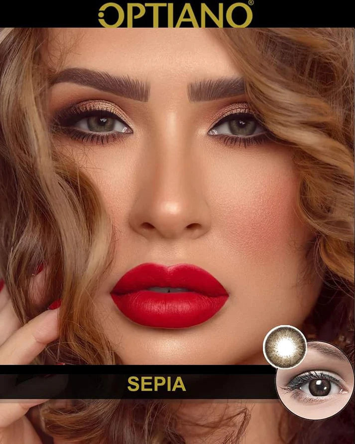 Optiano Colour Contact Lenses Sepia