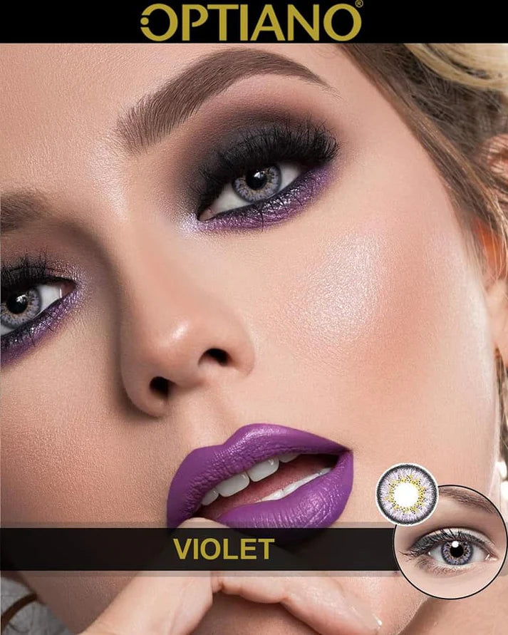 Optiano Colour Contact Lenses Violet