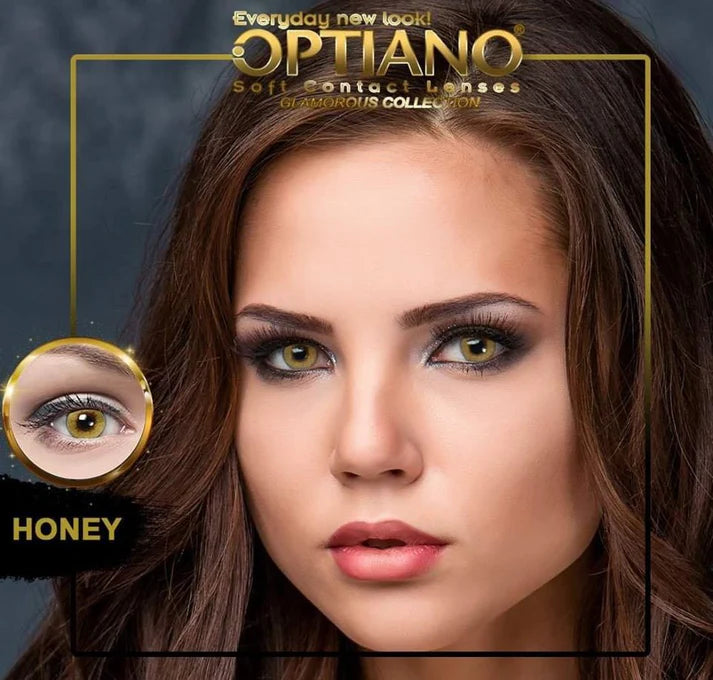 Optiano Colour Contact Lenses Honey