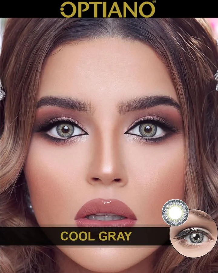 Optiano Colour Contact Lenses Cool Gray
