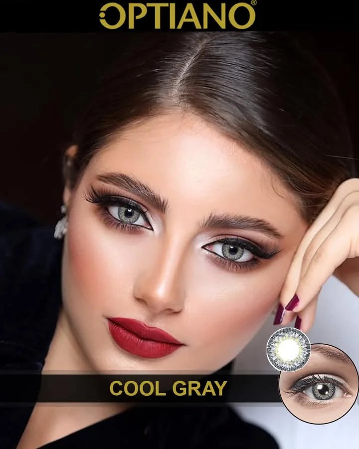Optiano Colour Contact Lenses Cool Gray