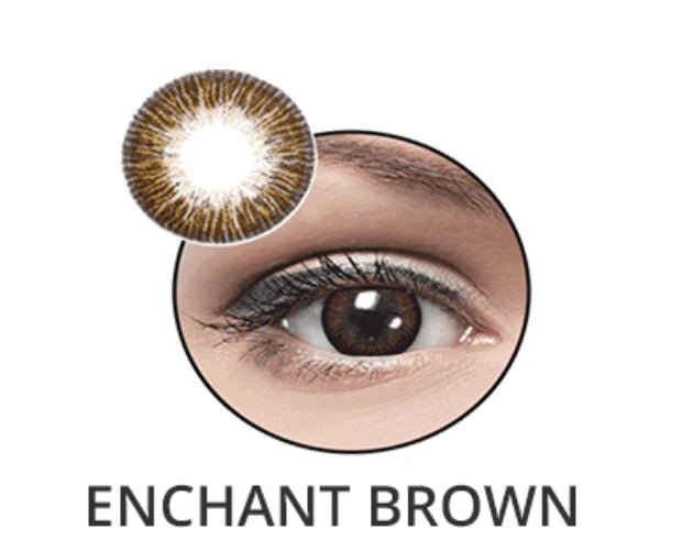 Optiano Colour Contact Lenses Enchant Brown