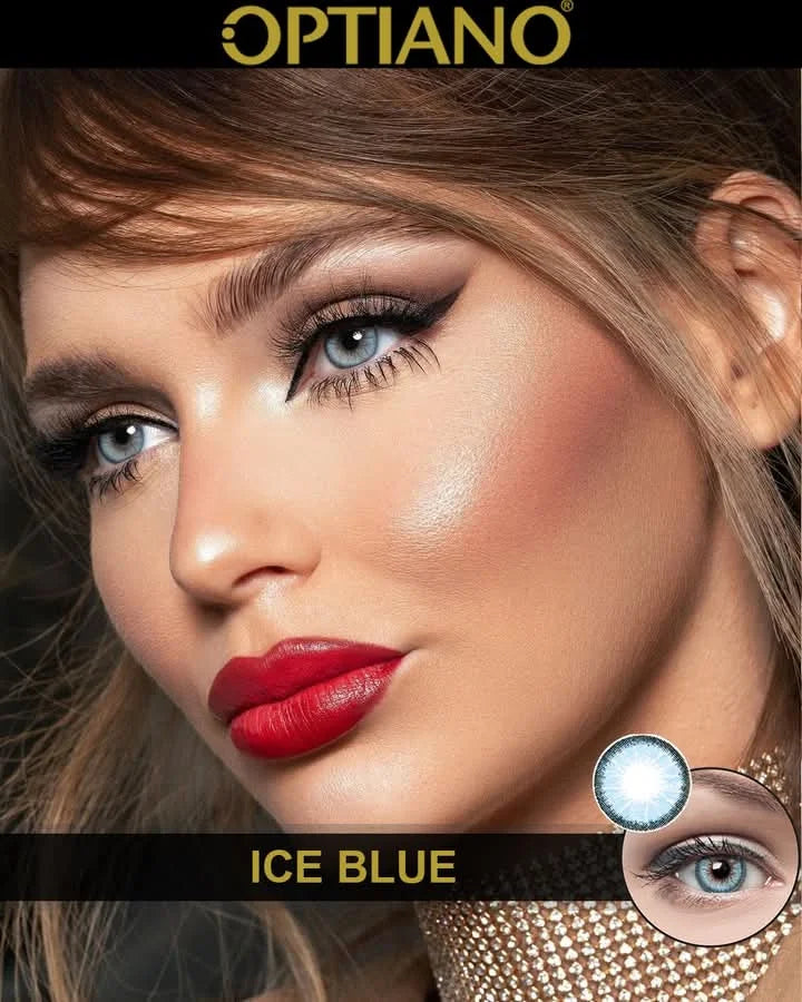 Optiano Colour Contact Lenses Ice Blue